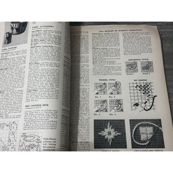 Vintage McCall's Creative Handcrafts Magazine 1972 Vol 4 Crochet Knitting Paperb - Picture 4 of 5